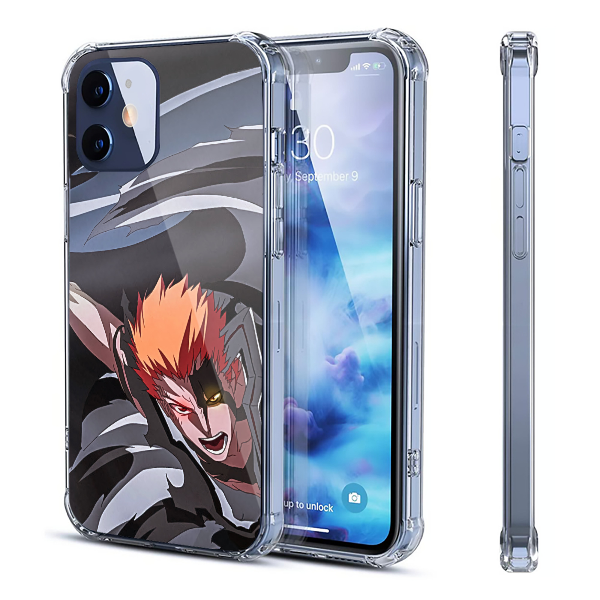 （画像用） ブリーチ BLEACH 【iPhone 12シリーズ対応】透明スマホケース（クリアソフトケース）